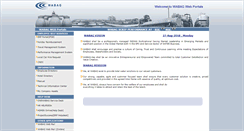 Desktop Screenshot of portal.wabag.in